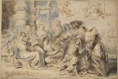 The Garden of Love (right portion) — Peter Paul Rubens · Peter Paul Rubens