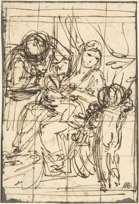Holy Family with St. John the Baptist — Anton Raphael Mengs