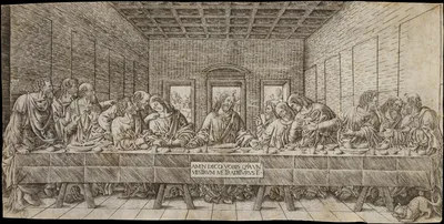 The Last Supper, with a Spaniel — Leonardo da Vinci · Giovanni Pietro da Birago