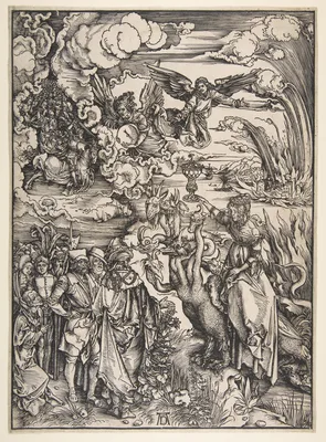 The Whore of Babylon, from "The Apocalypse" — Albrecht Dürer