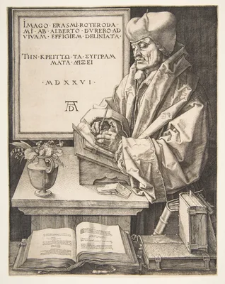 Erasmus of Rotterdam — Albrecht Dürer