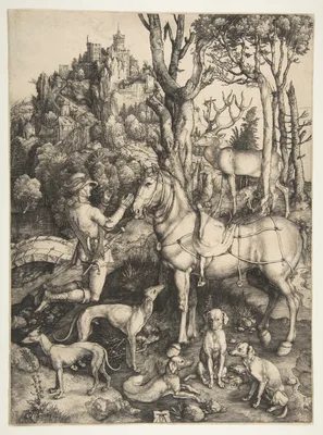 Saint Eustace — Albrecht Dürer