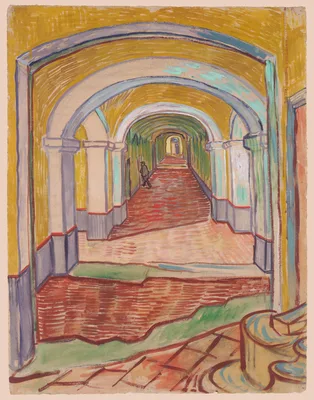 Corridor in the Asylum — Vincent van Gogh
