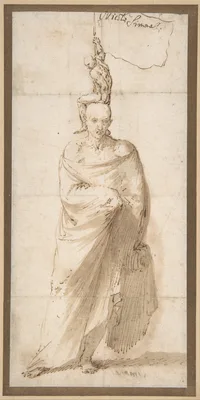Man Wearing a Large Cloak and a Small Naked Man on His Head — Jusepe de Ribera