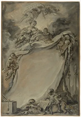 Diploma of the Freemasons of Bordeaux — François Boucher