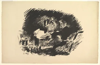Once Upon a Midnight Dreary. Illustration to The Raven by Edgar Allan Poe — Edouard Manet · Edgar Allan Poe · Stéphane Mallarmé