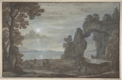 Coast View with Perseus and the Origin of Coral — Claude Lorrain