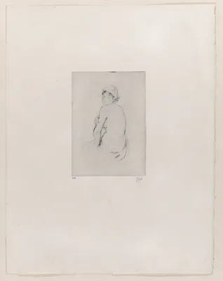 Seated Nude Seen from Behind — Berthe Morisot