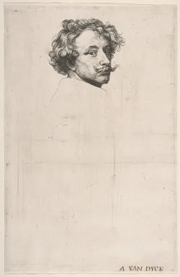 Self-Portrait, from "The Iconography" — Anthony van Dyck · Anthony van Dyck