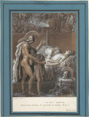 The Mourning of Pallas — Anne-Louis Girodet