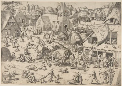 The Kermis at Hoboken — Pieter Bruegel the Elder · Frans Hogenberg