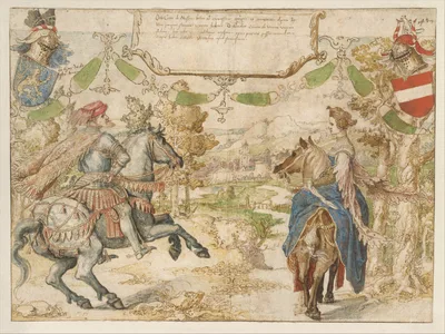 Otto, Count of Nassau and his Wife Adelheid van Vianen — Bernard van Orley