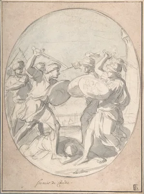 The Relief of Candia — Charles Le Brun