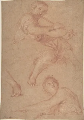 Two Muses — Charles Le Brun