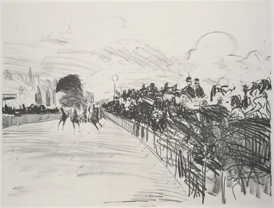 The Races — Édouard Manet