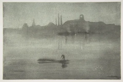 Nocturne (Nocturne: The Thames at Battersea) — James McNeill Whistler