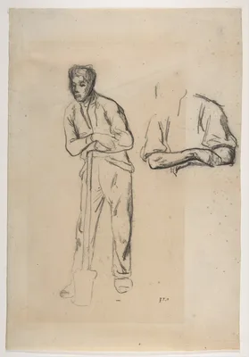 Man with a Spade — Jean-François Millet