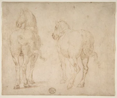 Horses — Francesco Allegrini · Parmigianino (Girolamo Francesco Maria Mazzola)