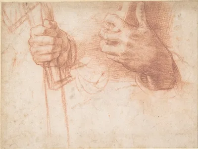 Studies of Hands — Andrea del Sarto