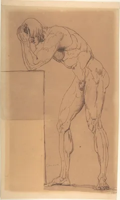 Nude Study — Antonio Canova · Anonymous, Italian, early 19th century