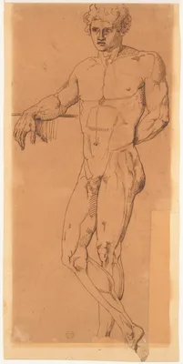 Standing Male Nude — Antonio Canova · Anonymous, Italian, early 19th century