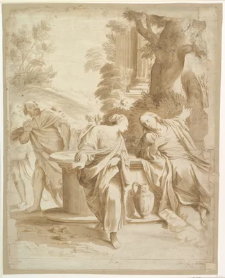 Christ and the Woman of Samaria — Annibale Carracci