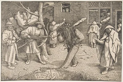 The Wild Man or the Masquerade of Orson and Valentine — Pieter Bruegel the Elder · Anonymous, Netherlandish, 16th century