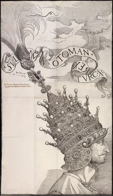 Sultan Suleyman the Magnificent Wearing the Jewel-Studded Helmet — Anonymous, Italian, Venetian, 16th century