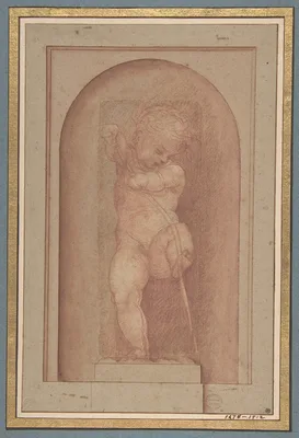 Putto Bending a Bow — Giorgione