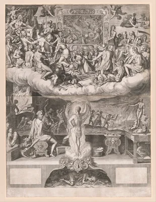 The Lament of the Art of Painting — Cornelis Cort · Federico Zuccaro (Zuccari)