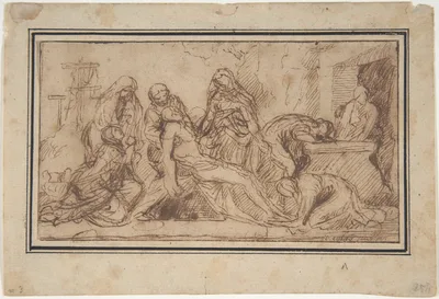 The Entombment — Niccolo Pussino