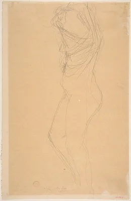Figure Disrobing — Auguste Rodin