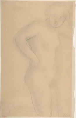 Young Girl Kneeling — Auguste Rodin