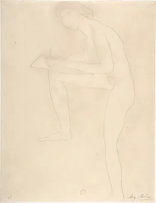 Sketch for Figure on Whistler Monument — Auguste Rodin