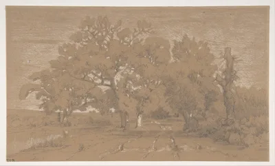 Landscape — Théodore Rousseau
