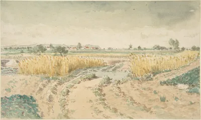 Wheatfields — Théodore Rousseau