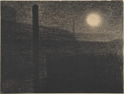 Courbevoie: Factories by Moonlight — Georges Seurat
