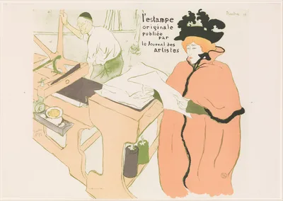 Cover for L'Estampe originale, Album I, publiée par les Journal des Artistes — André Marty · Henri de Toulouse-Lautrec · Edward Ancourt