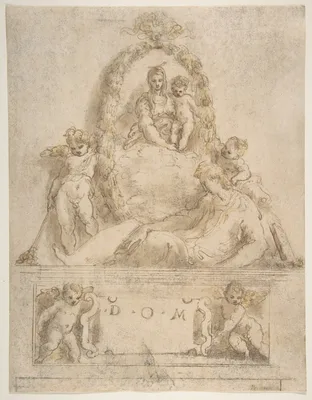 Design for the Tomb of a Youth — Parmigianino