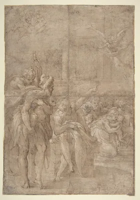The Adoration of the Shepherds — Parmigianino