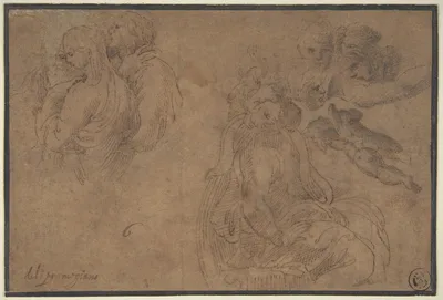 Studies of Figures — Parmigianino