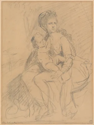 Study of a Woman and Child — Joshua Reynolds