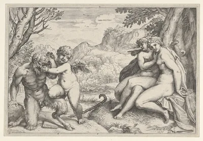 Omnia Vincit Amor — Agostino Carracci