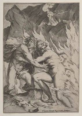 Orpheus and Eurydice — Agostino Carracci