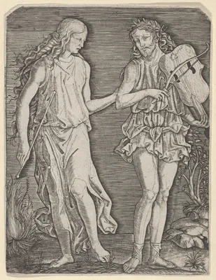 Orpheus and Eurydice — Marcantonio Raimondi · Francesco Francia
