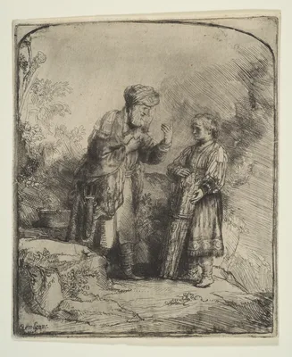 Abraham and Isaac — Rembrandt