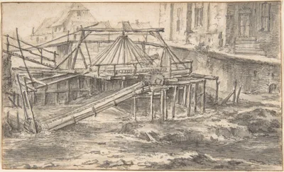 Dredging a Canal — Jacob van Ruisdael