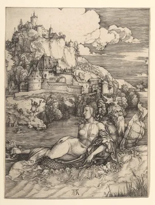 The Sea Monster (Das Meerwunder) — Albrecht Dürer