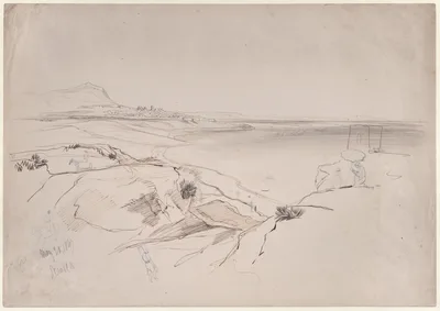 View of Sciacca, Sicily — Edward Lear