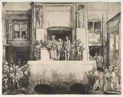 Christ Presented to the People — Rembrandt